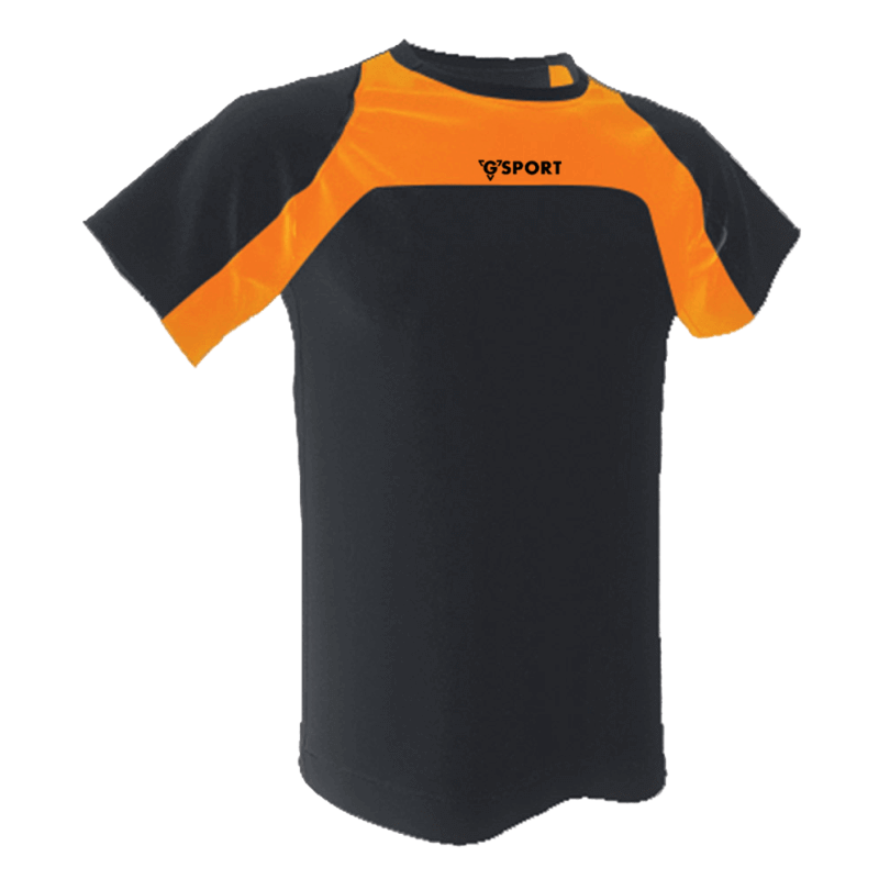 T-Shirt Técnica Armosport preto laranja