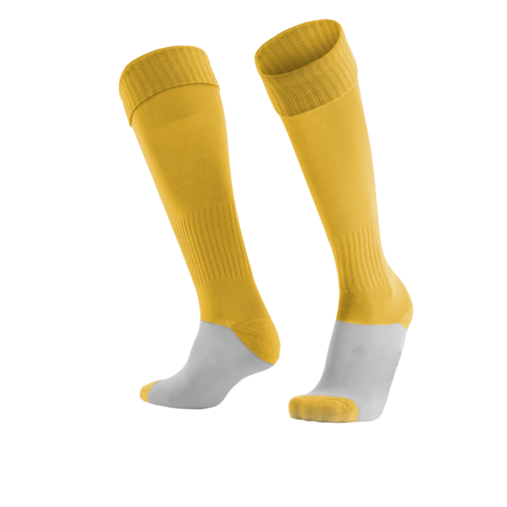 Meia de Jogo Calcio amarelo mostarda