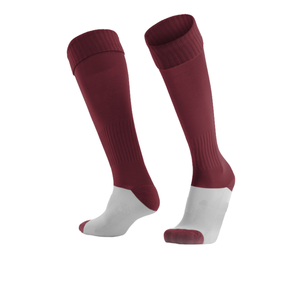 Meia de Jogo Calcio vinho