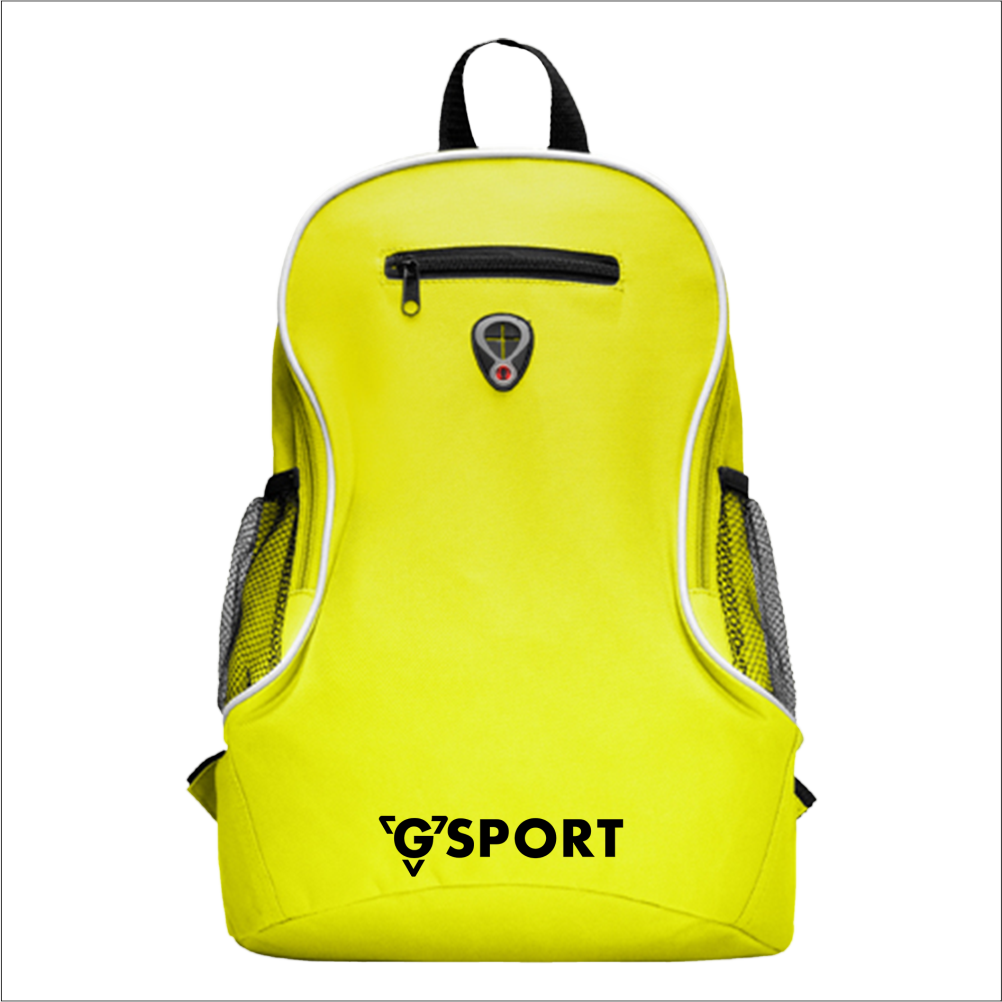Mochila Consport amarelo frente